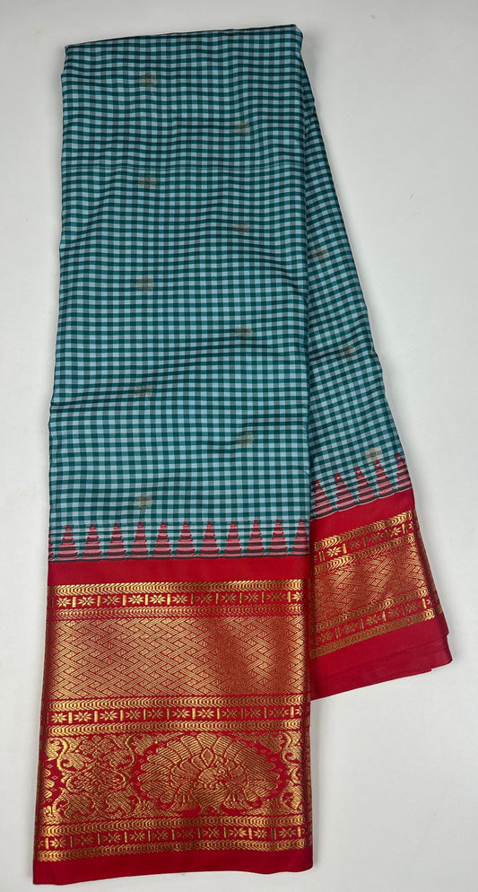 Vintage Semi Gadwal Saree