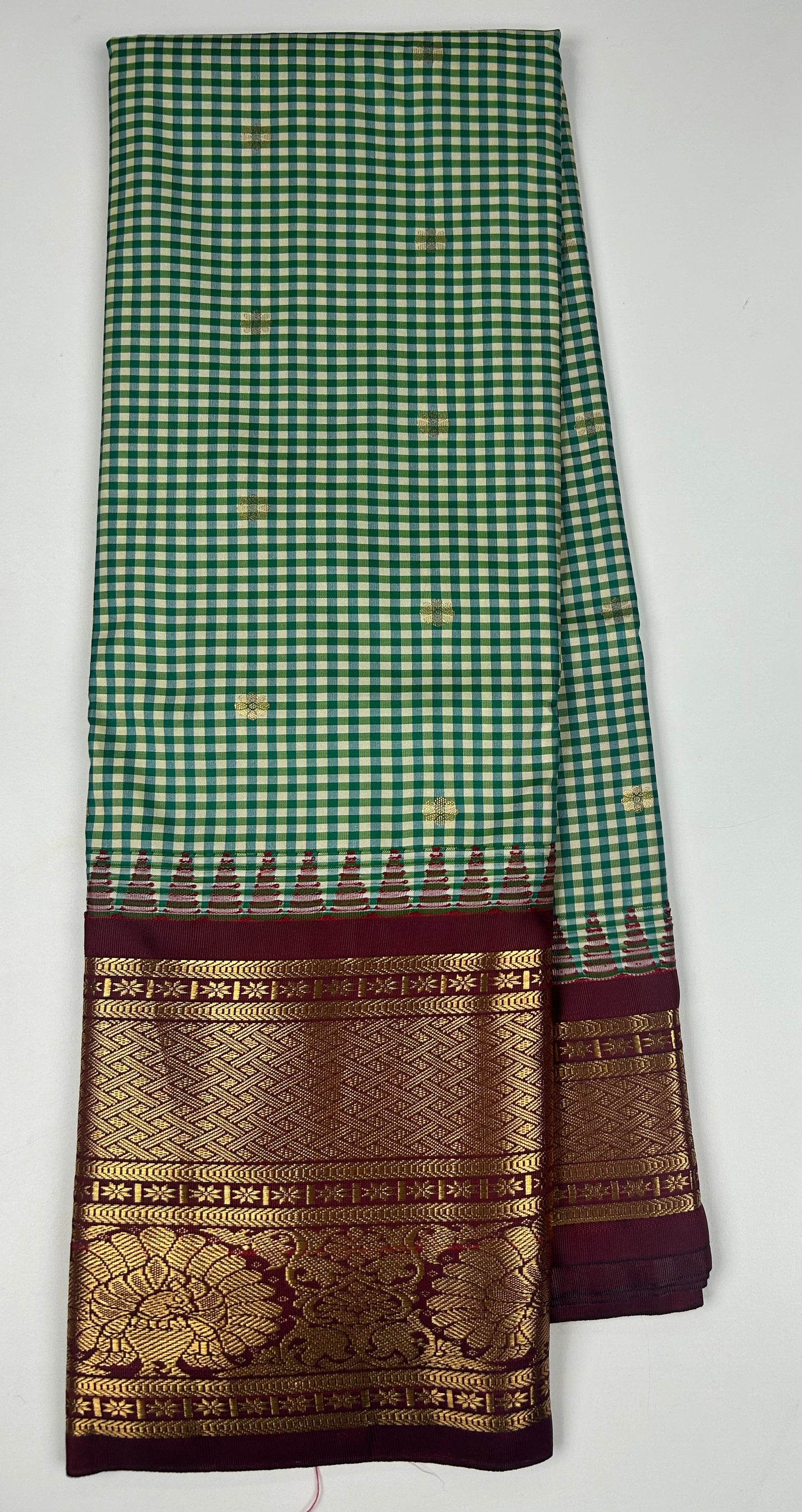 Vintage Semi Gadwal Saree