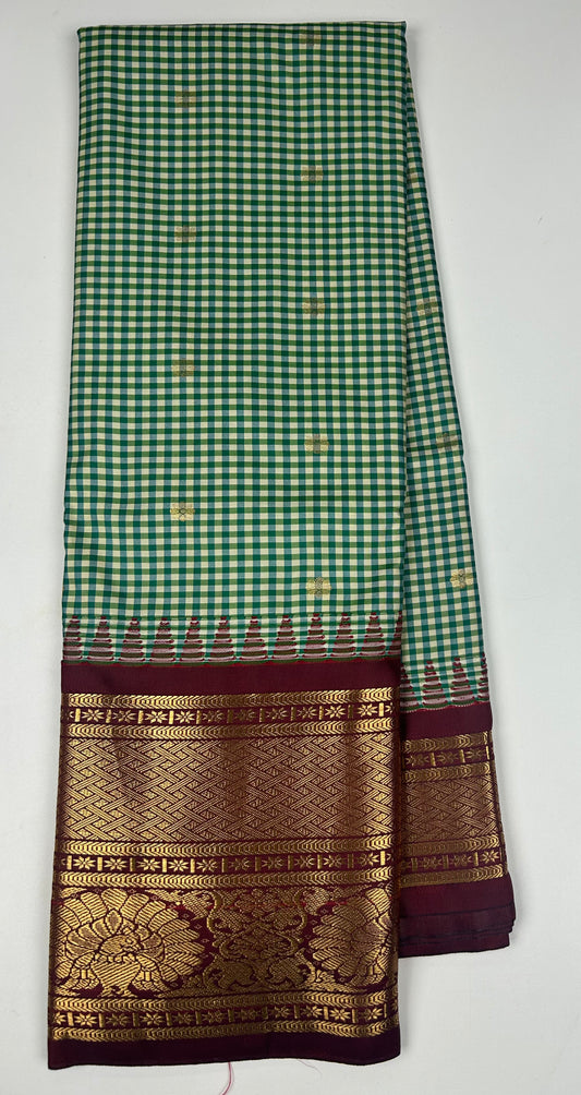 Vintage Semi Gadwal Saree