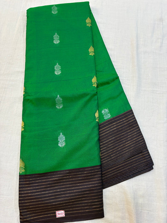 Semi Gadwal Sico Lines Border Saree