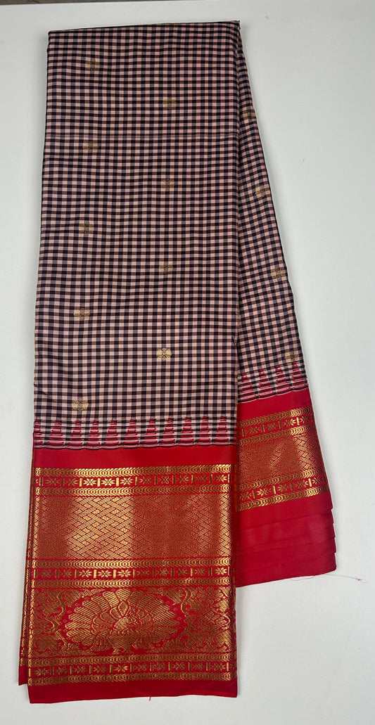 Vintage Semi Gadwal Saree