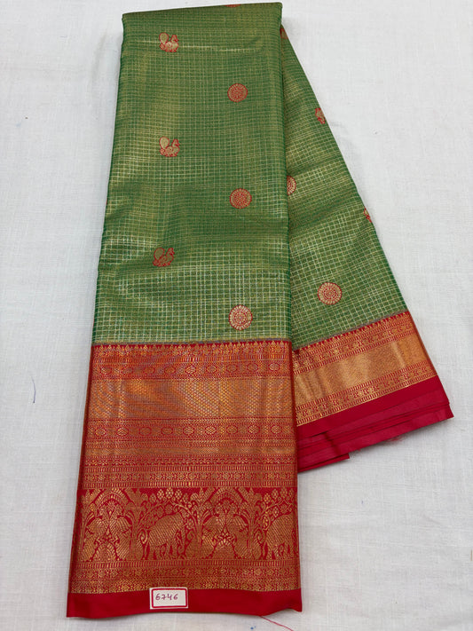 Semi Kanchi Tissue Pattu Sarees