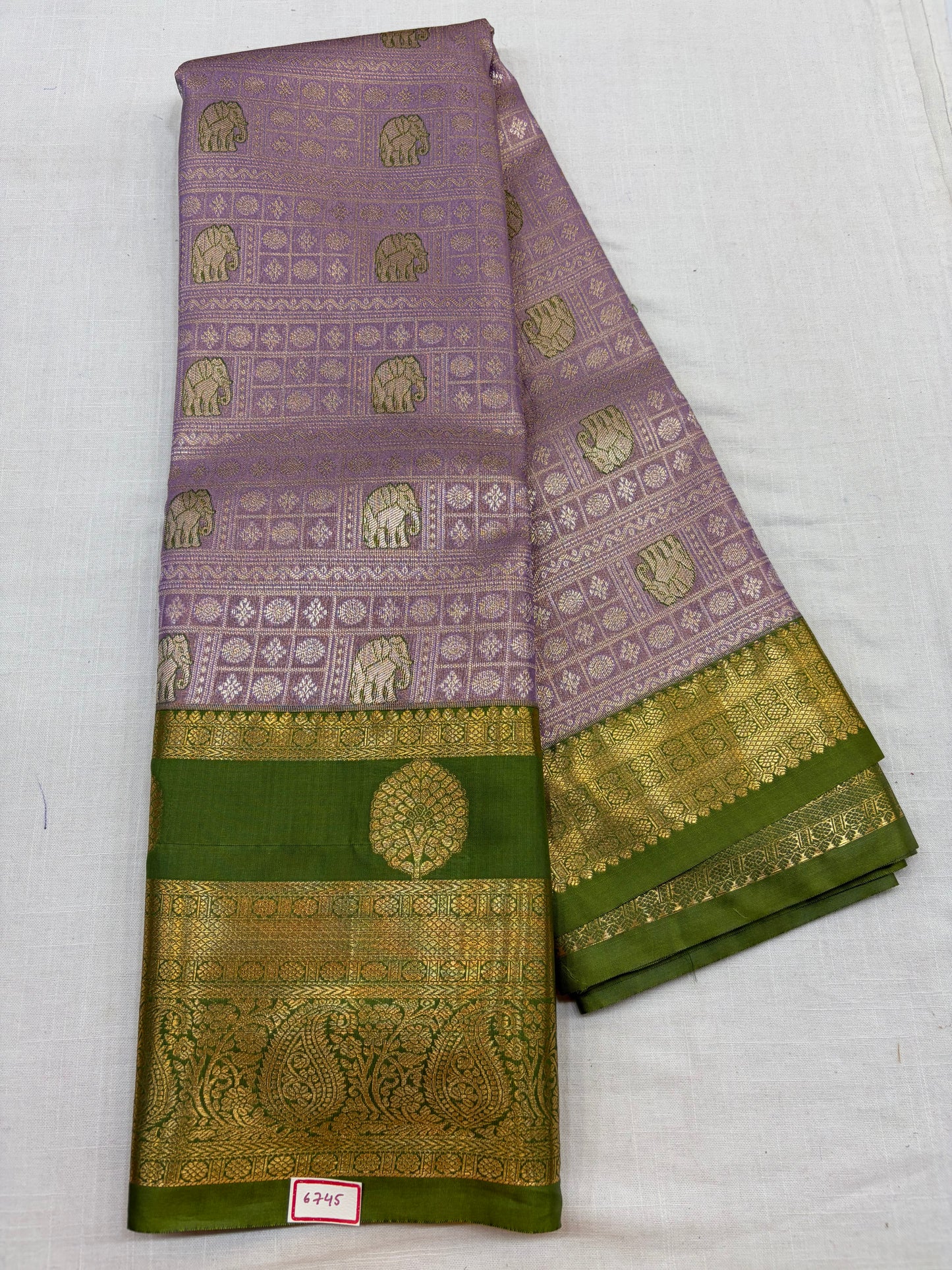 Semi Kanchi Tissue Pattu Sarees