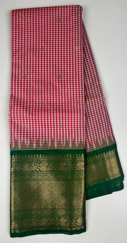 Vintage Semi Gadwal Saree