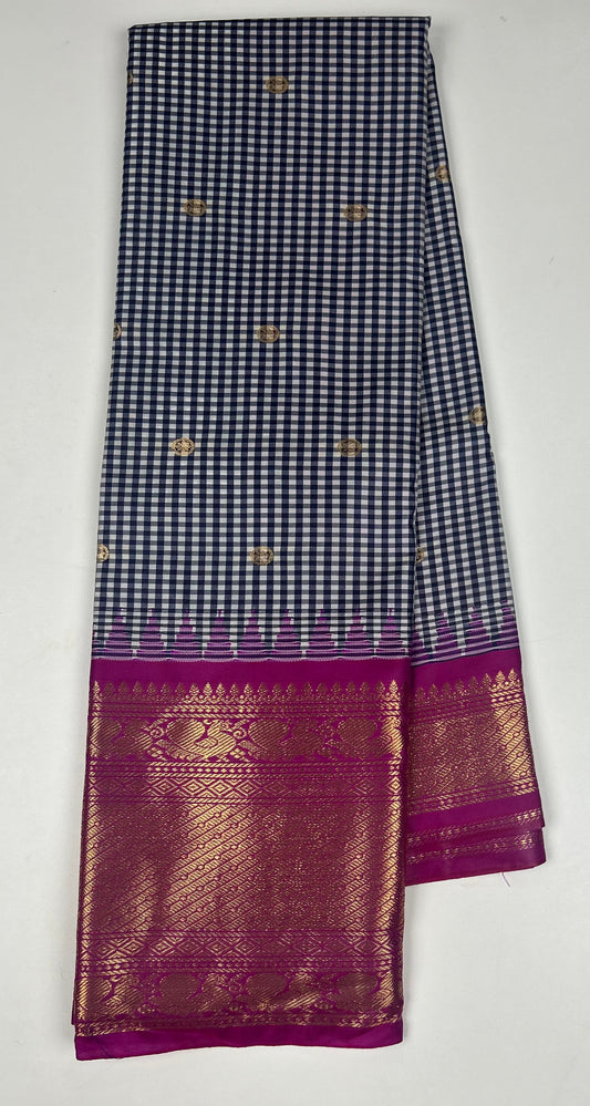 Vintage Semi Gadwal Saree