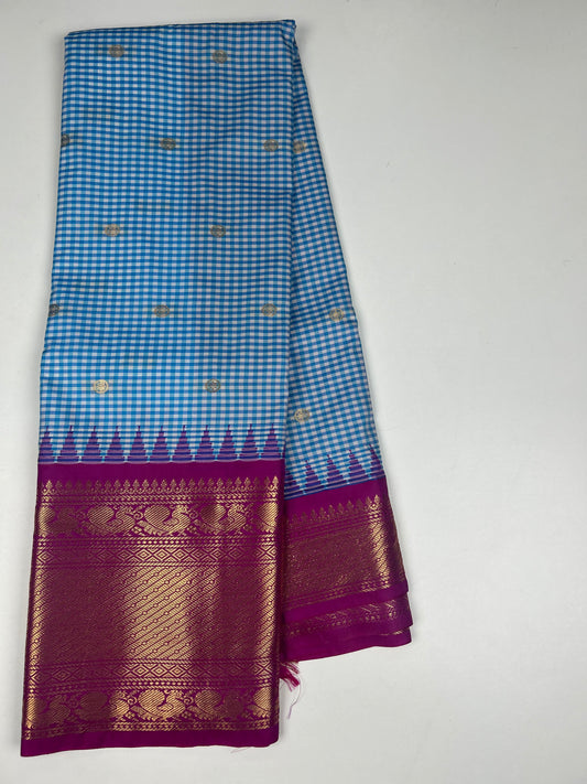 Vintage Semi Gadwal Saree