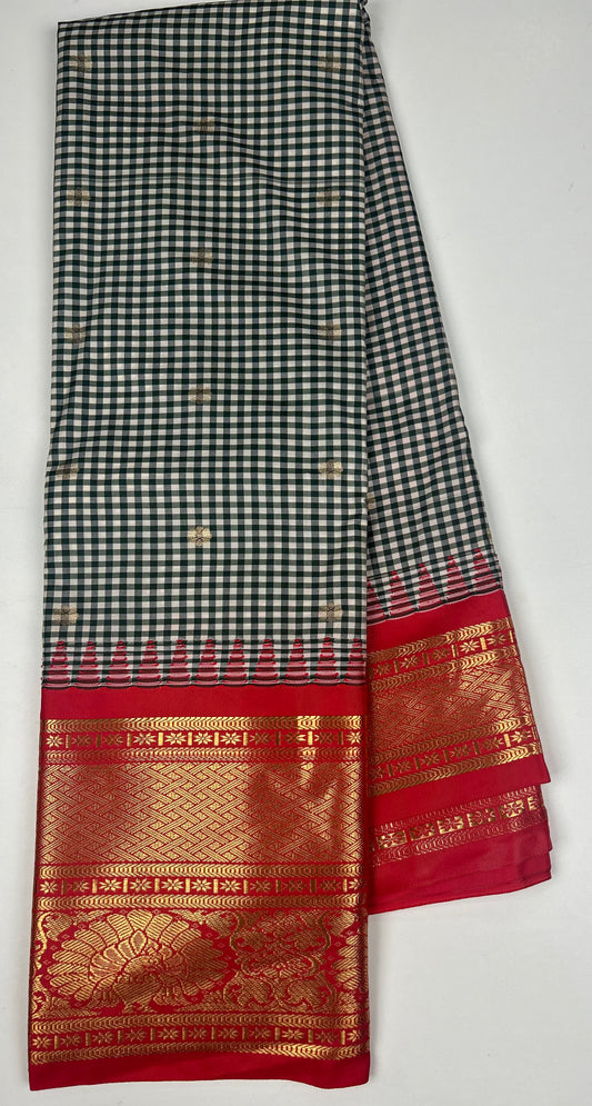 Vintage Semi Gadwal Saree