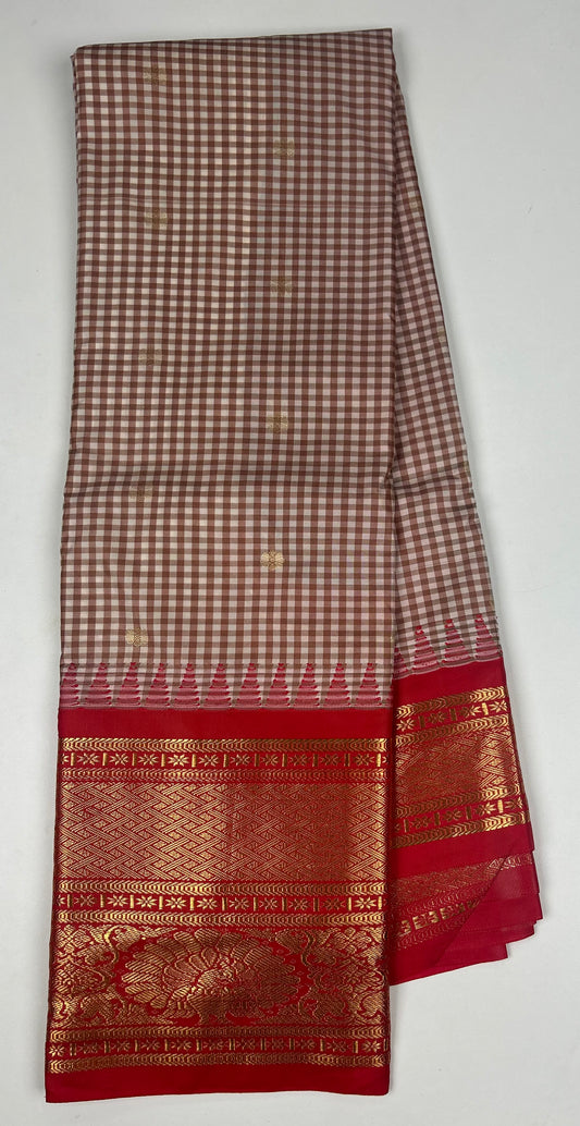 Vintage Semi Gadwal Saree