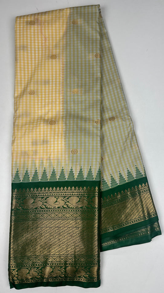 Vintage Semi Gadwal Saree