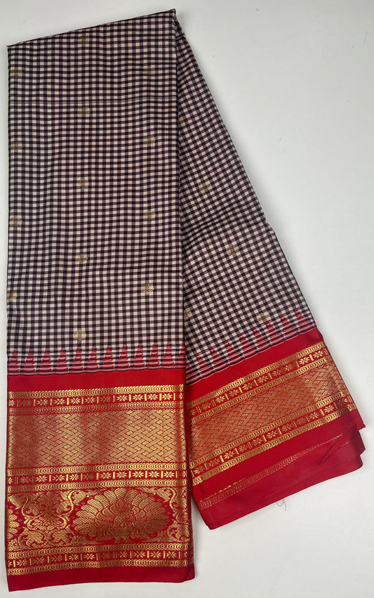Vintage Semi Gadwal Saree