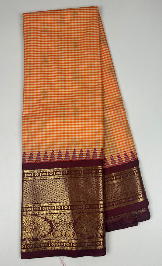 Vintage Semi Gadwal Saree