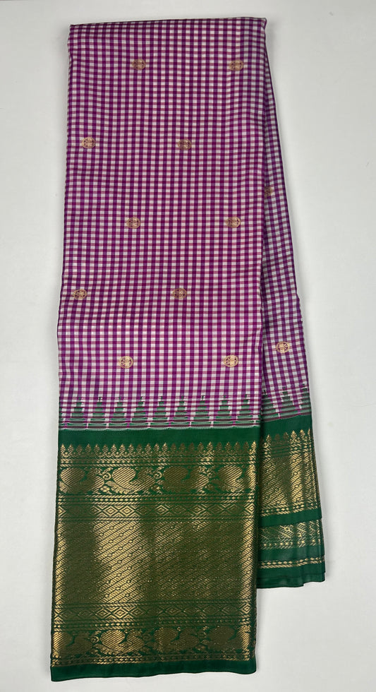 Vintage Semi Gadwal Saree