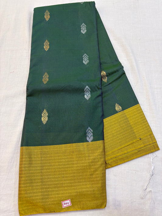Semi Gadwal Sico Lines Border Saree