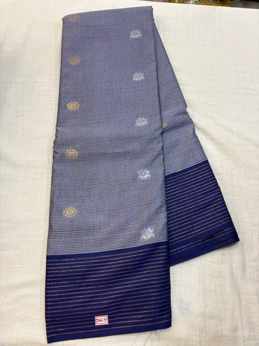 Semi Gadwal Sico Lines Border Saree