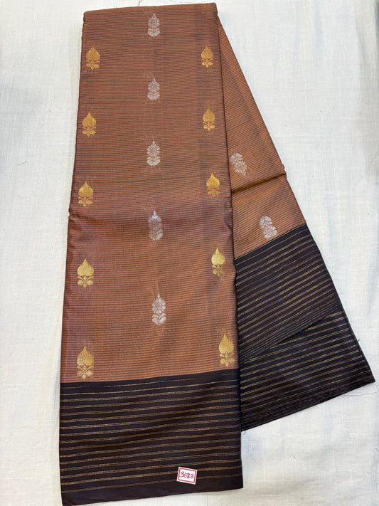 Semi Gadwal Sico Lines Border Saree