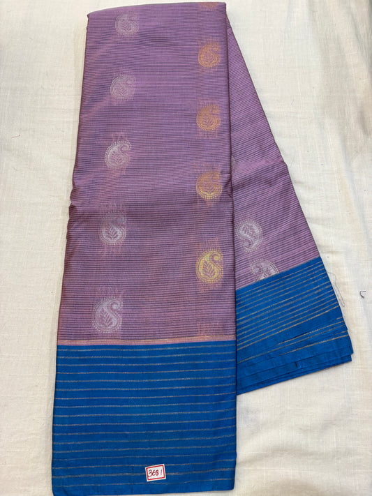 Semi Gadwal Sico Lines Border Saree