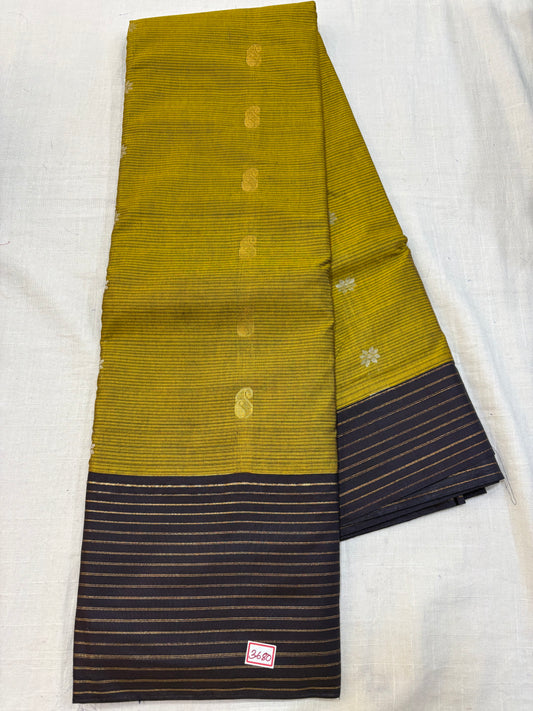 Semi Gadwal Sico Lines Border Saree