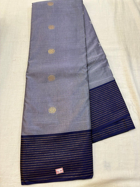 Semi Gadwal Sico Lines Border Saree