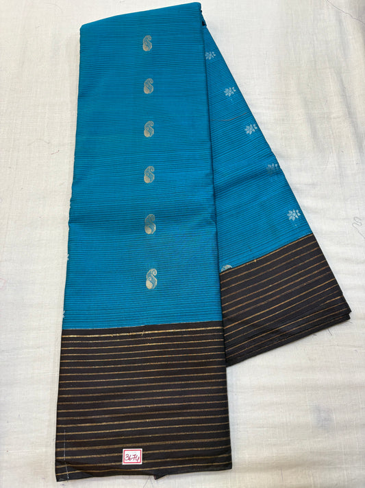Semi Gadwal Sico Lines Border Saree