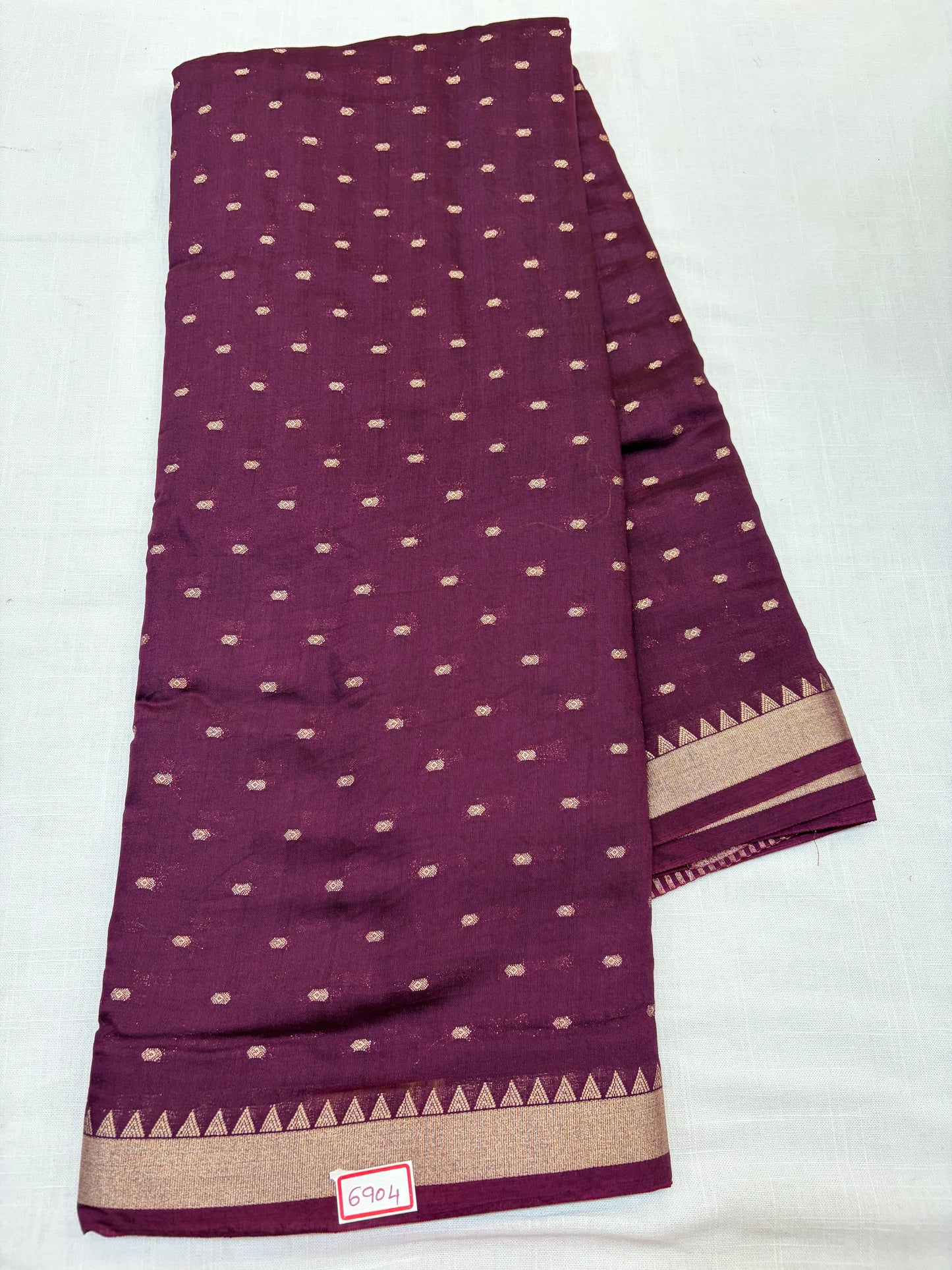 Self Wine Soft Dola Silk Sarees with Yellow Blouse