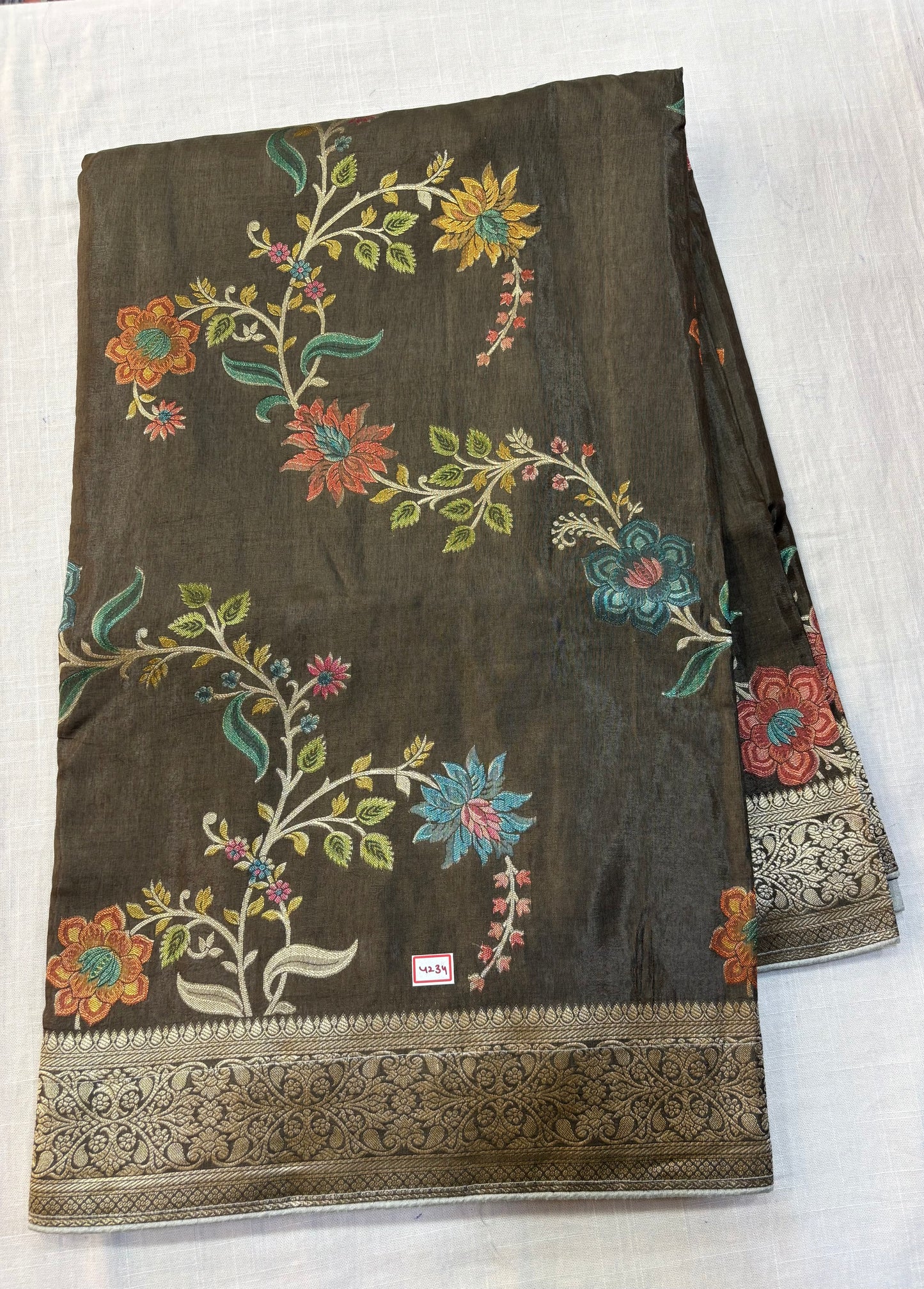 Russian Crepe saree