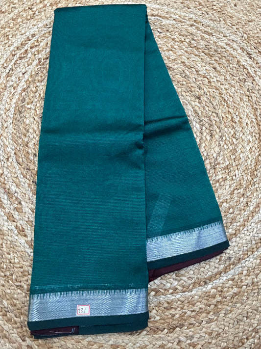 Mangalgiri Silk small border Saree