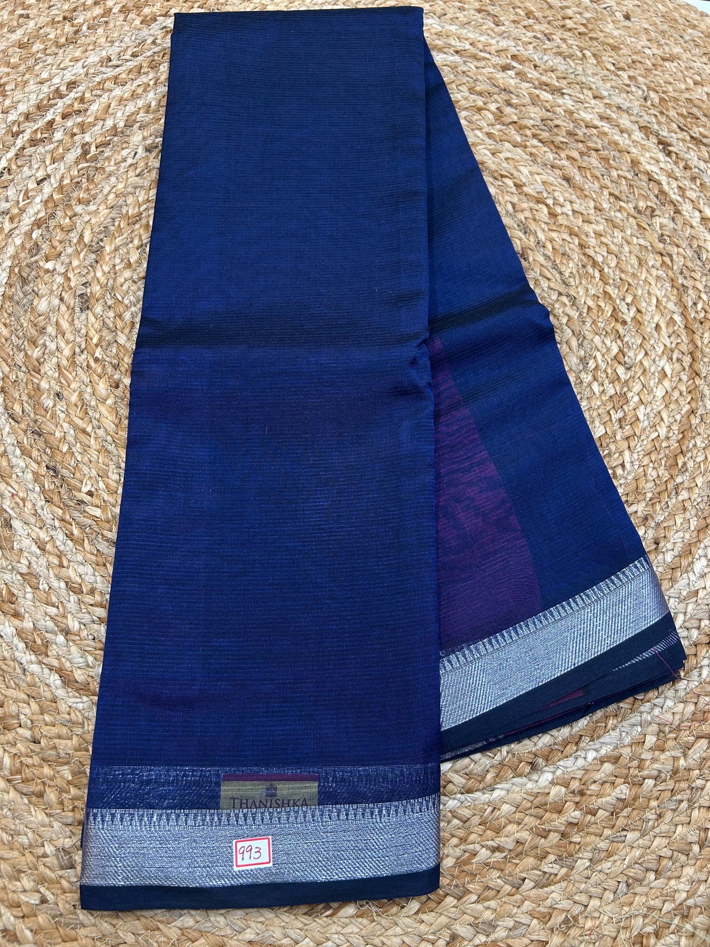 Mangalgiri Silk small  border Saree