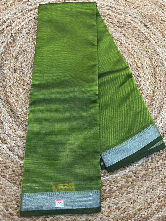 Mangalgiri Silk small  border Saree