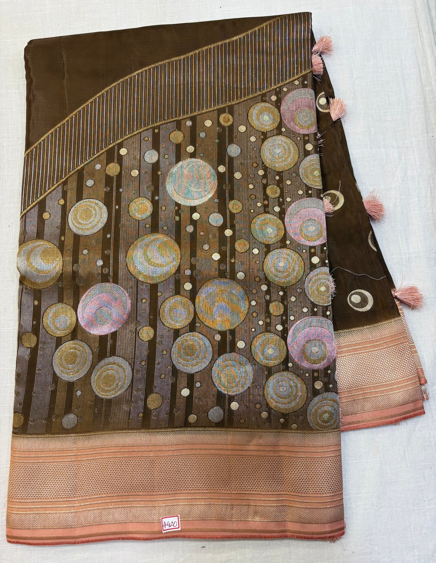 Designer HO Meenakri Weaving Saree