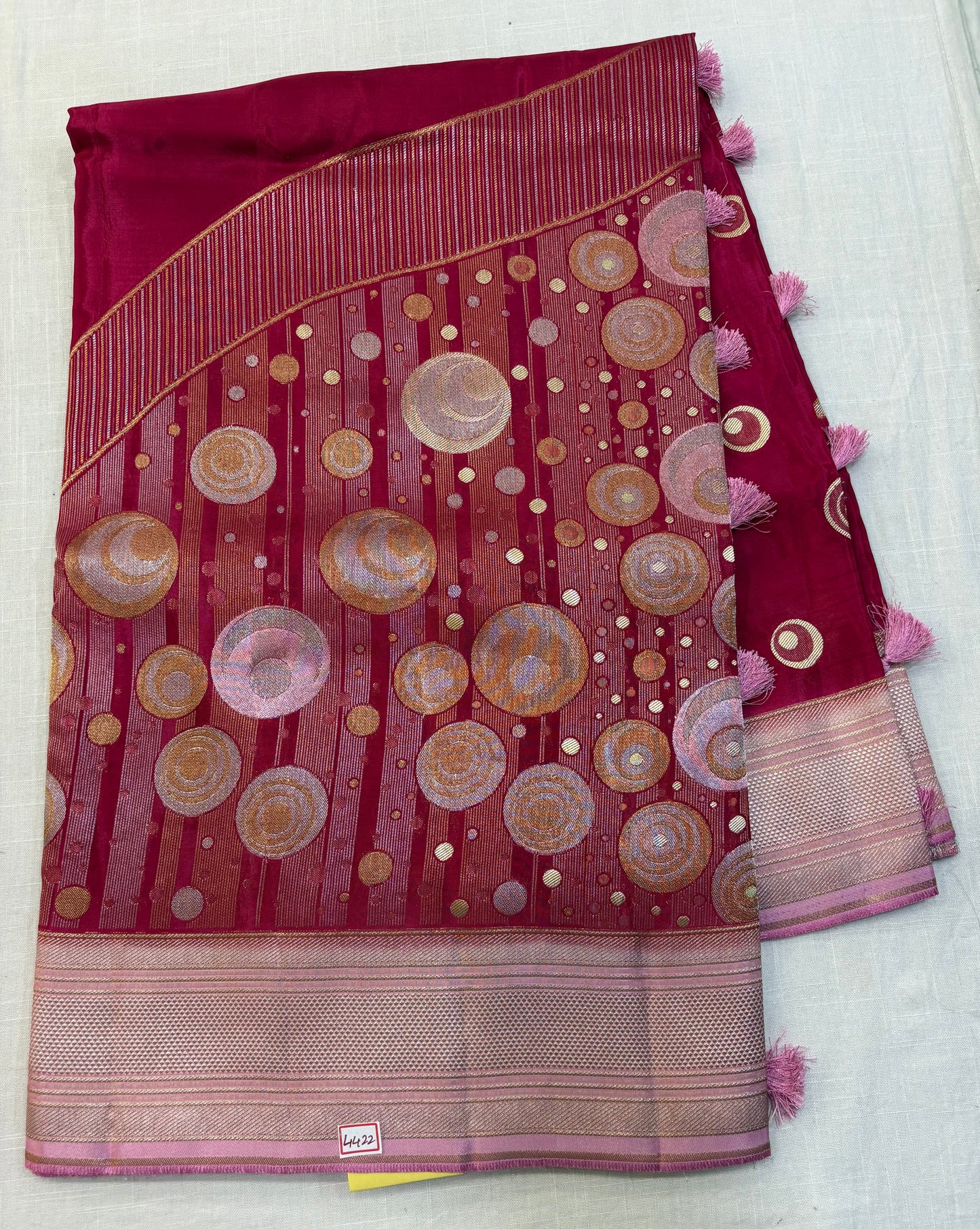 Designer HO Meenakri Weaving Saree