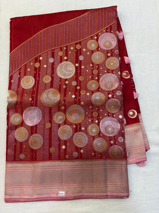 Designer HO Meenakri Weaving Saree