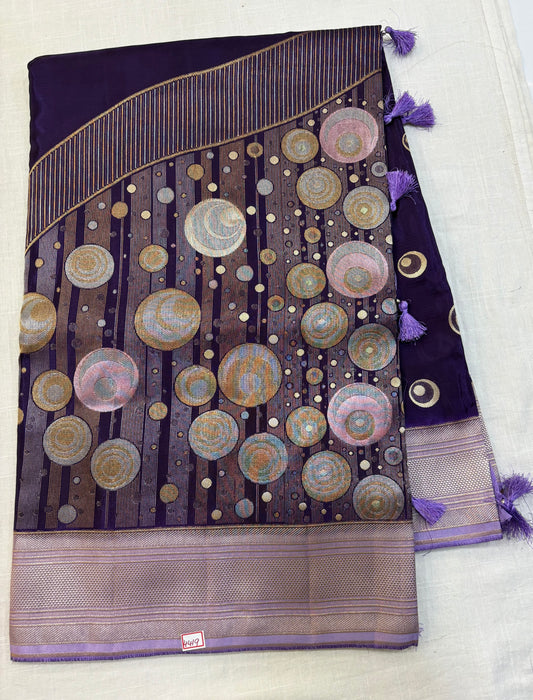 Designer HO Meenakri Weaving Saree