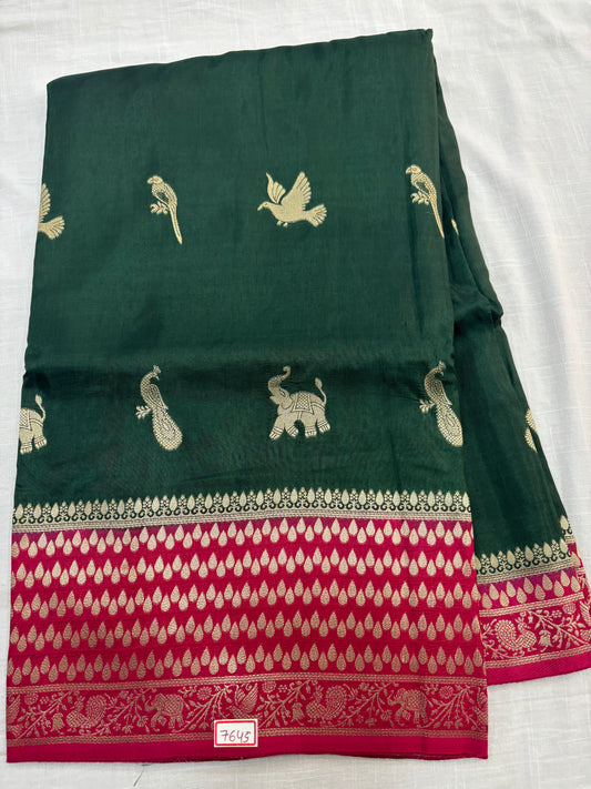 Russian crepe sarees