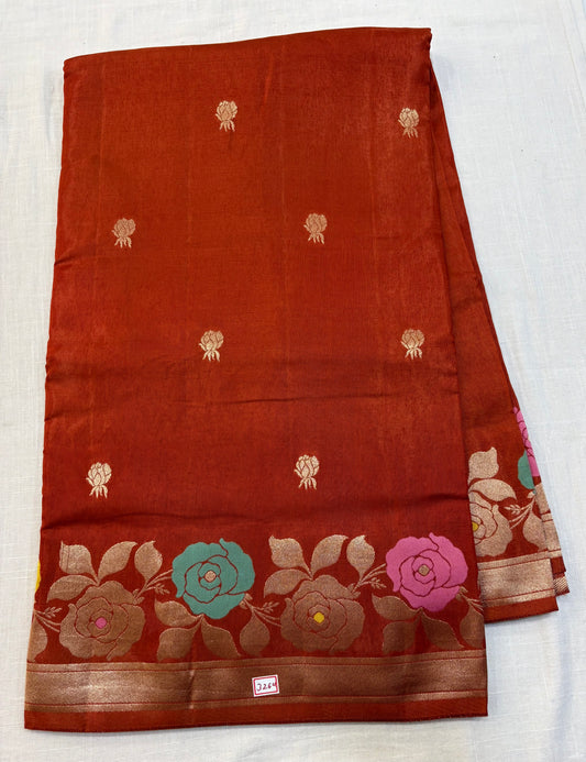Russian Crepe saree