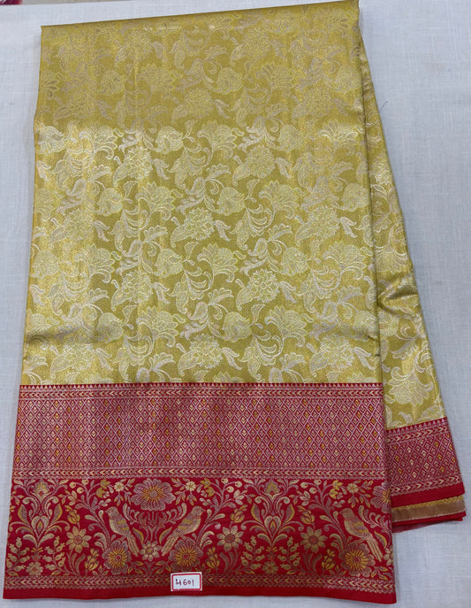 Meenakari Semi Kanchi pattu saree