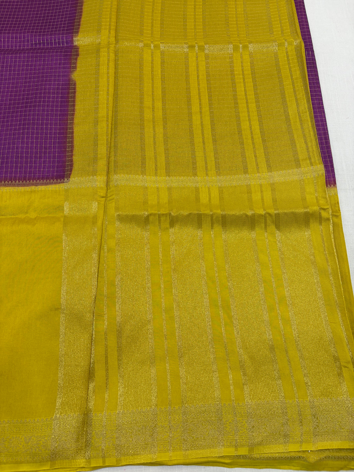 Vintage Russian Crepe saree