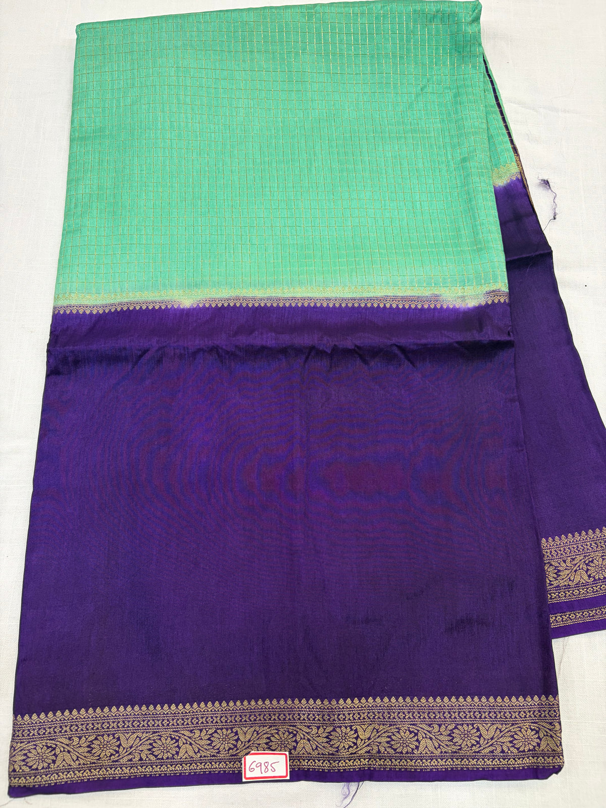 Vintage Russian Crepe saree