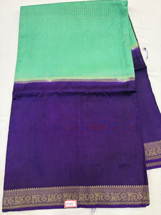 Vintage Russian Crepe saree
