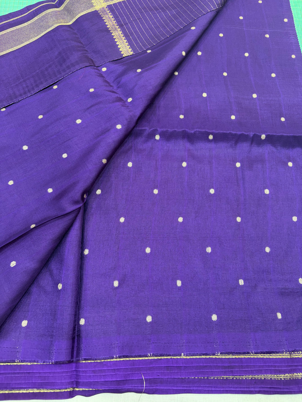 Vintage Russian Crepe saree