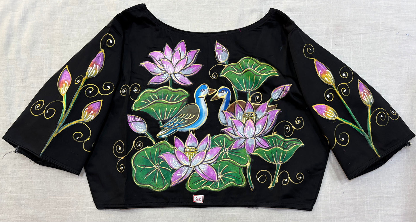 Hand Painted ReadyMade Blouse