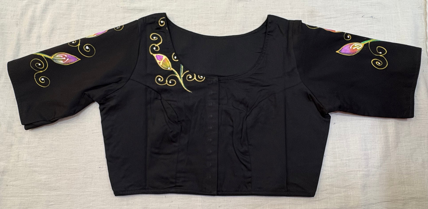 Hand Painted ReadyMade Blouse