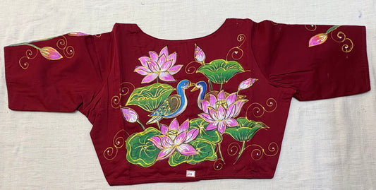 Hand Painted ReadyMade Blouse