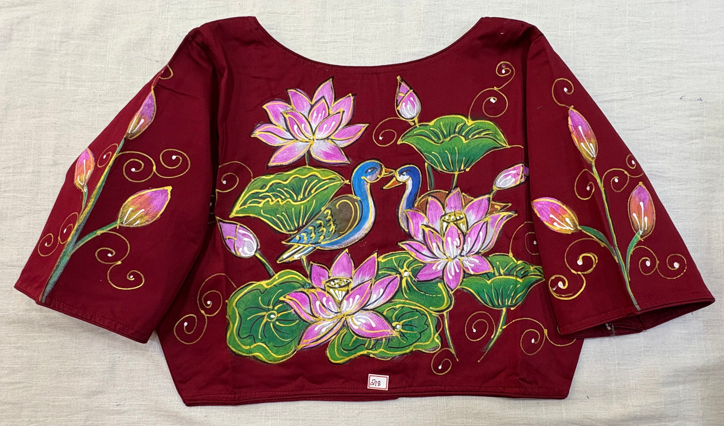 Hand Painted ReadyMade Blouse