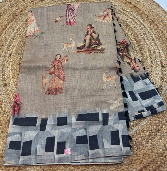 Bamboo silk sarees
