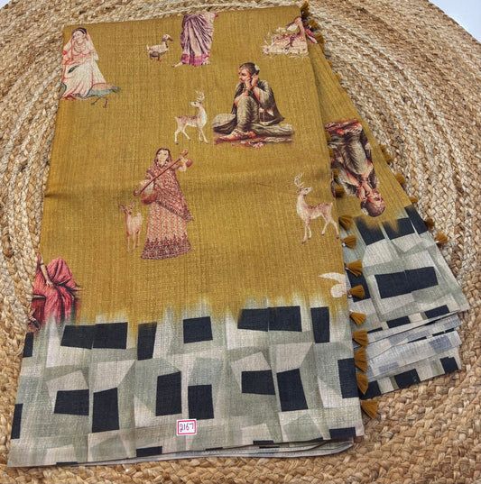 Bamboo silk sarees