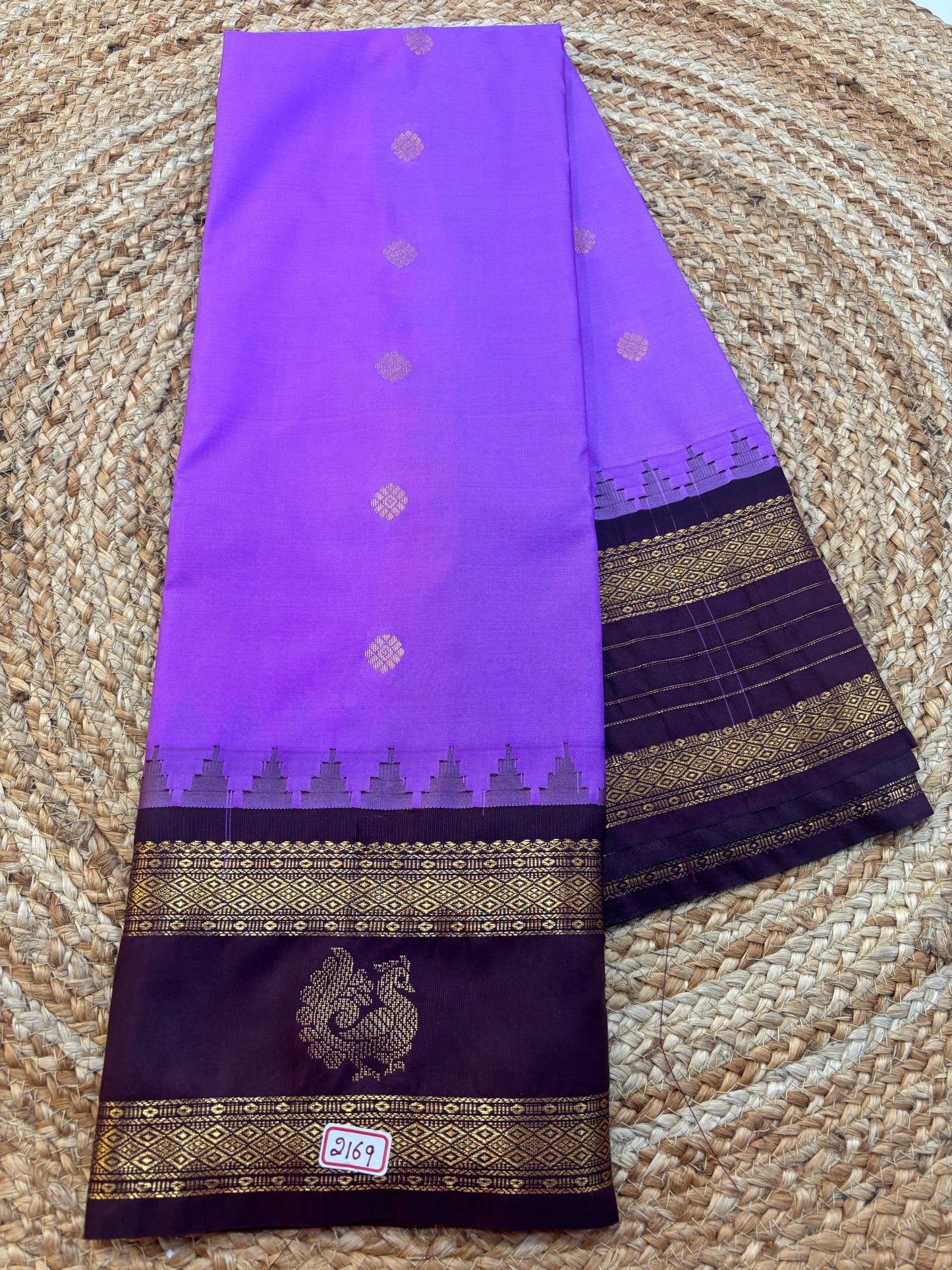 Semi Gadwal Silk Saree