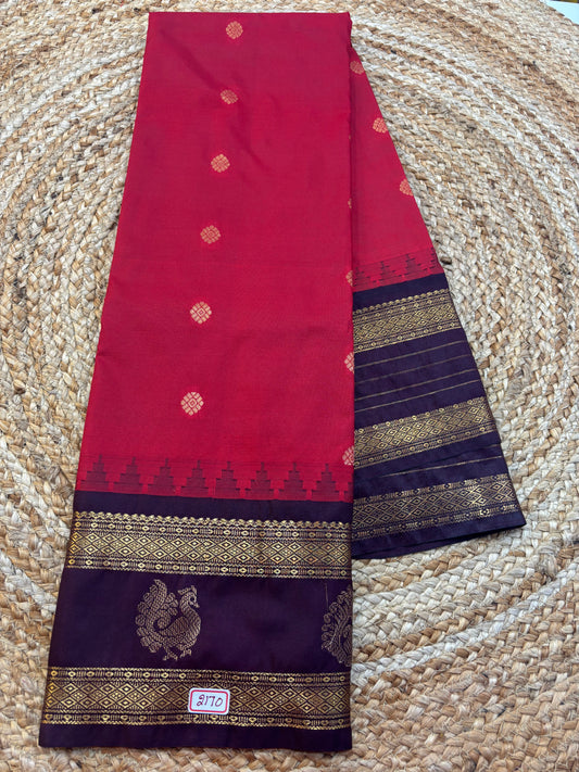 Semi Gadwal Silk Saree