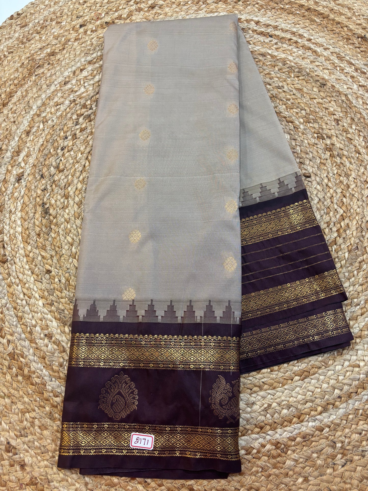 Semi Gadwal Silk Saree