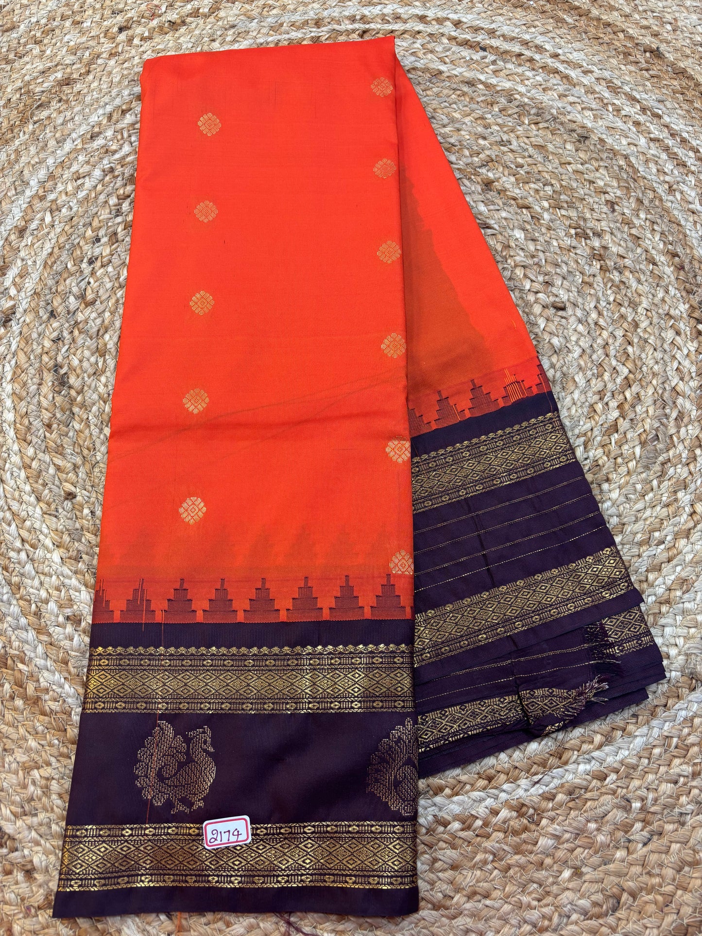 Semi Gadwal Silk Saree