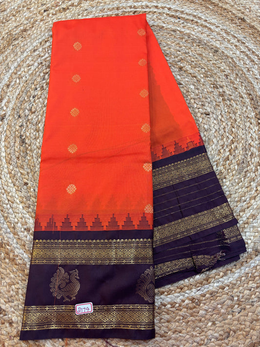 Semi Gadwal Silk Saree